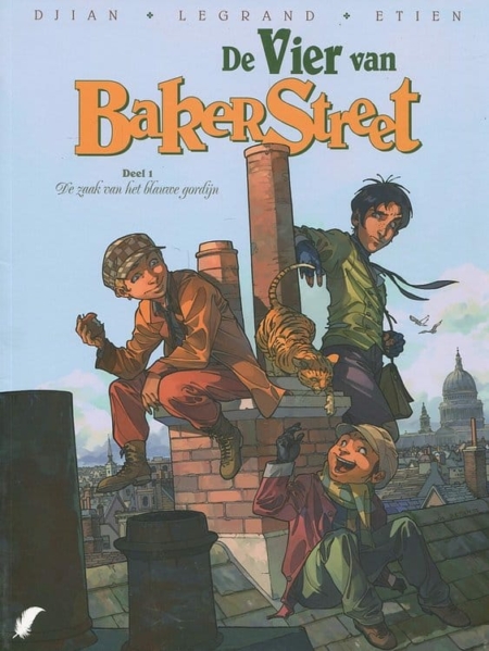 De vier van Baker Street 1 : De zaak van het gordijn.